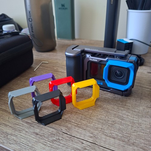Print flexible gopro lens - print,